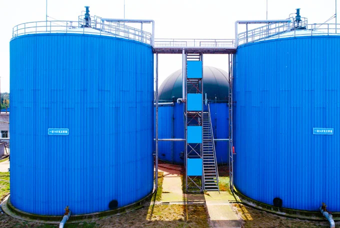 large biogas plant
